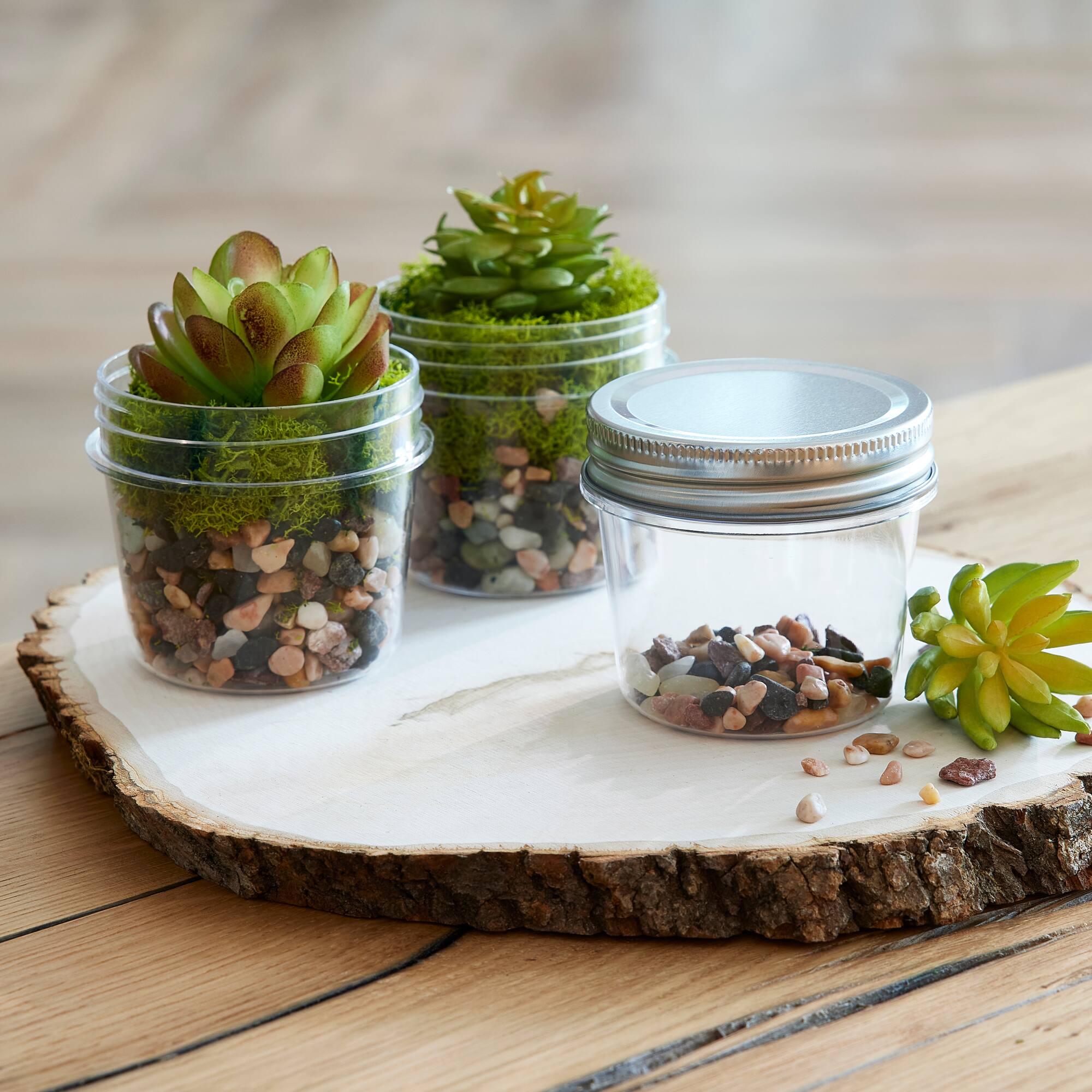 8 Packs: 10 ct. (80 total) 4oz. Plastic Mason Jars by Celebrate It™